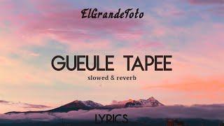 ElGrandeToto - Gueule Tapée [slowed & reverb] (lyrics)