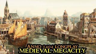 Anno 1404 MEGACITY - From Beginning To Metropolis || FULL GAME Longplay - City-Builder HARDMODE