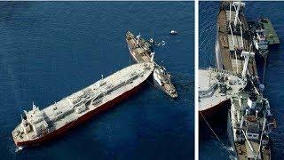 Ship Collision Caught on Camera