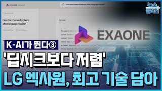 '딥시크보다 저렴'…LG 엑사원, 최고 기술 담았다 [K-AI가 뛴다③] / 한국경제TV뉴스