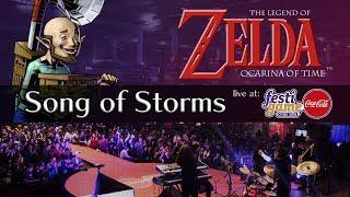 Song of Storms -  Zelda Ocarina of Time (Live at Festigame) ///Jazztick///