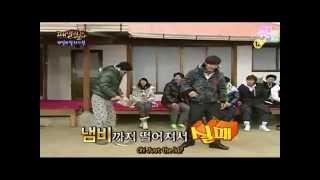 Yoo Jae Suk Scared of Kim Jong Kook Taekwondo Family Outing Funny