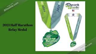 Sneak Peak, 2021 Baystate Marathon and Half Medals