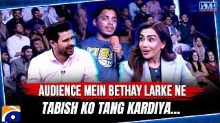 Audience mein bethay larke ne Tabish ko tang kardiya  - Maira Khan - Tabish Hashmi - Hasna Mana Hai