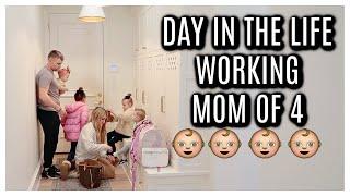 DAY IN THE LIFE WORKING MOM OF 4 | Tara Henderson