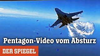 Pentagon-Video vom Absturz: Hier nähern sich russische Kampfjets der US-Drohne | DER SPIEGEL