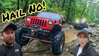 We Picked The WORST Day To Attempt This Offroad Park...