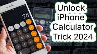 How To Unlock Your iPhone By Calculator 100% 2024 | Unlock iPhone Calculator Magic Trick | iOS 15.2