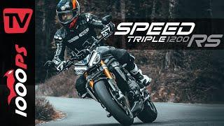 Federleicht und bärenstark! Intensiver Test mit der neuen Triumph Speed Triple 1200 RS