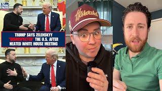 Americans Emotional Reactions To Trump, Zelensiky & Vance Explosive Argument In The Oval Office