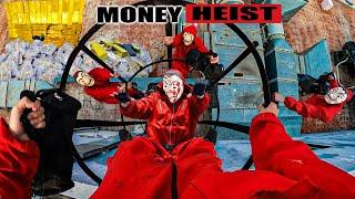 PARKOUR VS MONEY HEIST: Police betray, help bad guys trade goods and escape successfully | Epic POV