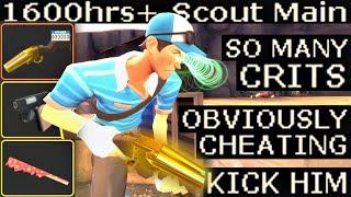 TF2 Player gets ANGRY1600+ Hours Scout Main Gameplay