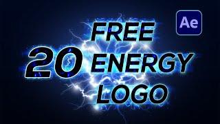 20 Free Energy Logo in one After Effect Templates |