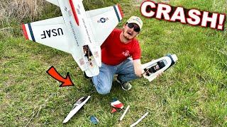 $600 DESTROYED in 30 seconds!!! RC Jet CRASH!!!