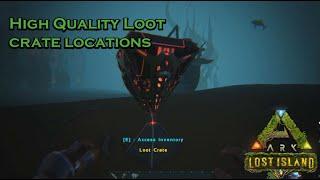 Ark | Lost Island | Quality Loot crate / Blueprint locations