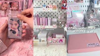 ️packing photocards kpop  #5 [ korean ] tiktok compilation | caroline