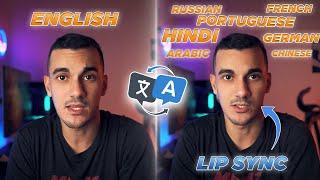 How To Translate & Lip Sync Videos with AI | Dubbing Tutorial