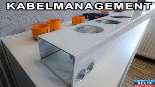 Kabel verstecken TV Wand | Kabelmanagement | Kabelkanal mit Steckdosen selber bauen!