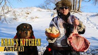 Mongolian Lunar New Year's Feast with Khan's Dog Treats! | Khan's Kitchen