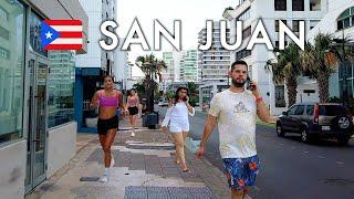  San Juan Puerto Rico Condado Walking Tour | Where the Rich Come to Play 4K