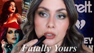 Melt x Bailey Sarian Fatally Yours Palette & lipsticks first impressions/review | 3 eye looks