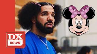 Drake’s New Hairstyle Gets CLOWNED As Minnie Mouse Comparisons Roll In