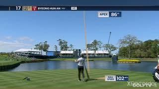 Byeong Hun An makes an 11 at the Players 2021