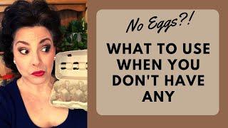 PREPPING: WHAT TO DO WHEN EGGS GET TOO EXPENSIVE | 5 EGG SUBSTITUTES FOR BAKING