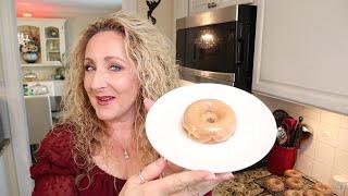 Baked Apple Cider Donuts With Caramel Glaze ~ Baked Donuts ~ Using Boiled Cider