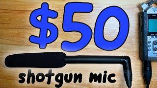 This Budget Microphone Records Professional Quality Audio | LyxPro CMG-50 Shotgun Microphone Review