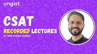 UPSC CSAT Recorded Lectures | UPSC CSAT Number System | UPSC CSAT Quantitative Aptitude | @UNGISTIAS