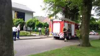 Aankomst brandweer Schijndel woningbrand Meijgraaf