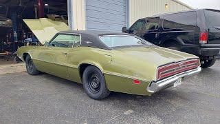 Gorgeous Green 1970 Ford Thunderbird In the shop!