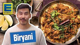 Biryani | Indisches Rezept mit mariniertem Hähnchenfleisch und Reis