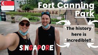 There is over 700yrs of history here! -  FORT CANNING Singapore