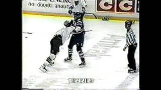 Justin Hocking vs Steve McLaren AHL Dec 19/99