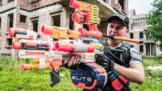LTT Game Nerf War : Top Squad Warriors SEAL X Nerf Guns Fight Group Mr Zero Scazy Rescue only Girl