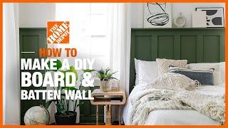 DIY Board and Batten Wall with @lonefox | The Home Depot