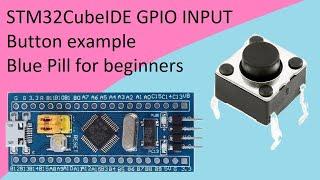 14. STM32CubeIDE button. GPIO INPUT with STM32F103C8T6