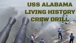 USS Alabama Living History Crew Drill - Adventures With Satori