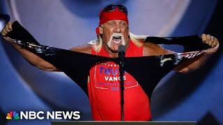 WATCH: Hulk Hogan rips off shirt at Republican National Convention