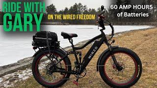 Join Gary's Electrifying Adventure on the 60ah Wired Freedom E-Bike!