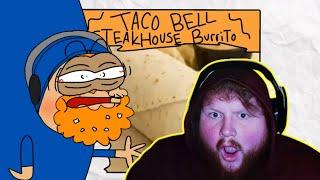 caseoh react to his taco bell animation