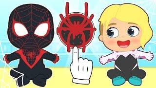 BABY ALEX Dresses up as Spider boy  Cartoons for Kids