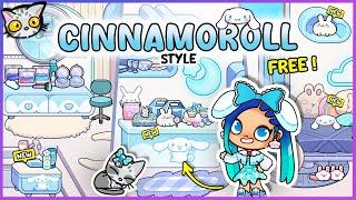  How to Decorate the CINNAMOROLL SUITE for FREE in the MANSION HOTEL | Avatar World PART 6 