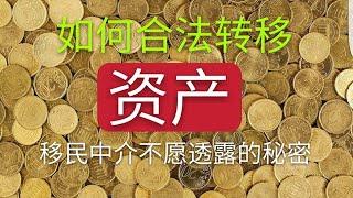 转移资金困难，外汇管制。如何合法将资产转移到国外？教你几个方法转移你的资产。50万欧投资移民如何转移资金，揭秘移民中介不愿意透露的事。