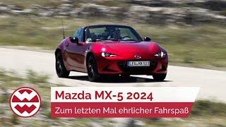 Mazda MX-5 2024: Zum letzten Mal ehrlicher Fahrspaß - World in Motion | Welt der Wunder