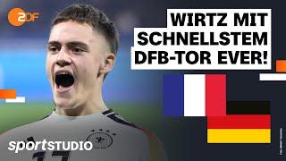 Frankreich – Deutschland Highlights | Freundschaftsspiel | sportstudio