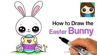 How to Draw a Cute Easter Bunny Easy