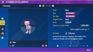 Mew (Special, Psychic) - Solo - 7 Star Infernape Raid - Pokemon Scarlet/Violet